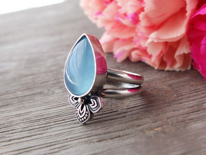 Aquamarine Ring or Pendant (Choose Your Size)