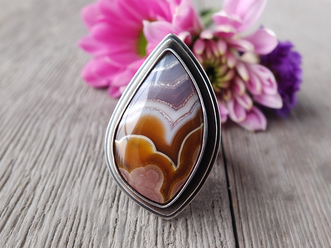 Laguna Agate Ring or Pendant (Choose Your Size)