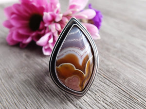 Laguna Agate Ring or Pendant (Choose Your Size)