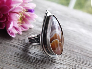 Laguna Agate Ring or Pendant (Choose Your Size)