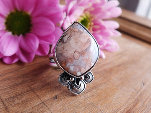 Cotton Candy Agate Ring or Pendant (Choose Your Size)