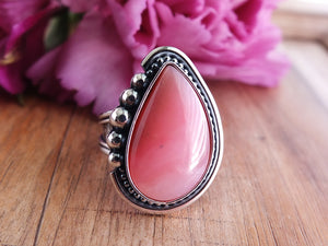 Peruvian Pink Opal Ring or Pendant (Choose Your Size)