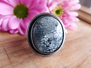 Dark Moon Stone Ring or Pendant (Choose Your Size)