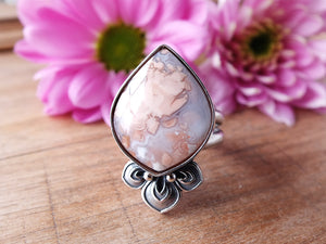 Cotton Candy Agate Ring or Pendant (Choose Your Size)