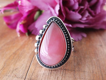 Load image into Gallery viewer, Peruvian Pink Opal Ring or Pendant (Choose Your Size)