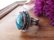 Load image into Gallery viewer, Persian Turquoise w/ Pyrite Ring or Pendant (Choose Your Size)