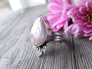 Cotton Candy Agate Ring or Pendant (Choose Your Size)