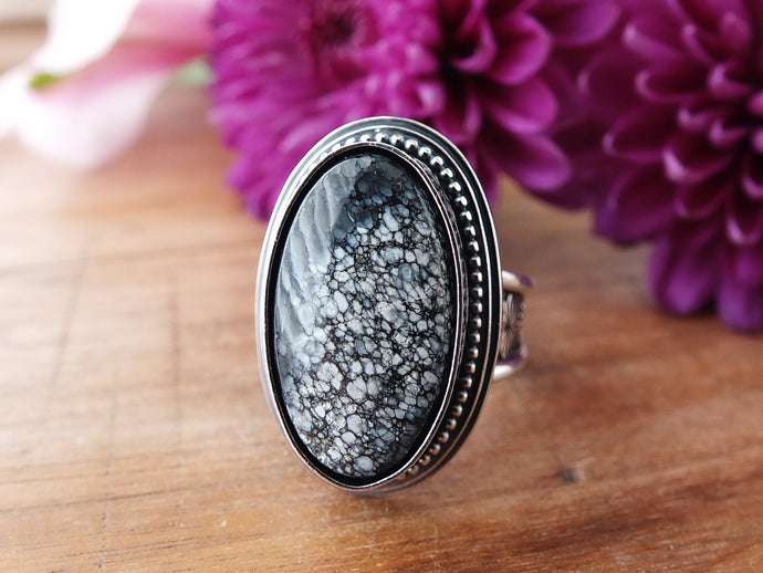 Luna Oscura / Dark Moon Stone Ring or Pendant (Choose Your Size)