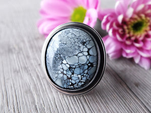 Dark Moon Stone Ring or Pendant (Choose Your Size)