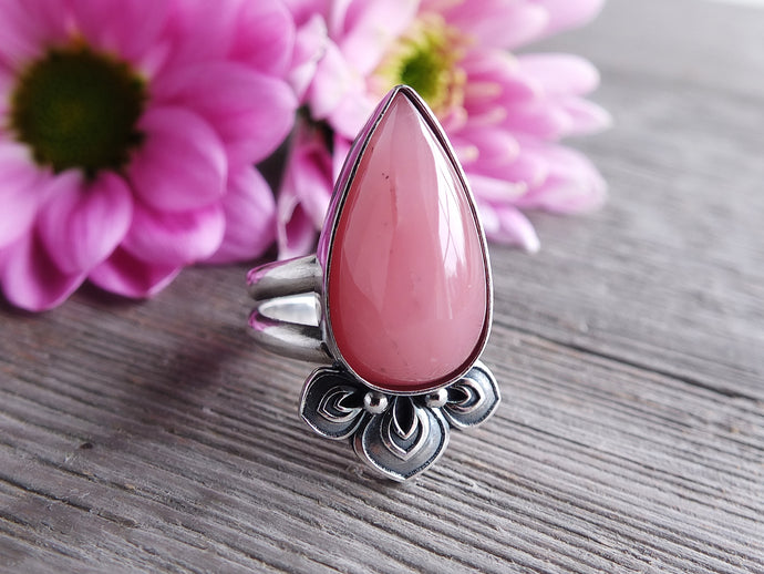 Guava Quartz Ring or Pendant (Choose Your Size)