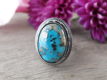 Load image into Gallery viewer, Persian Turquoise w/ Pyrite Ring or Pendant (Choose Your Size)