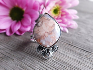 Cotton Candy Agate Ring or Pendant (Choose Your Size)