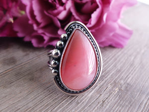 Peruvian Pink Opal Ring or Pendant (Choose Your Size)