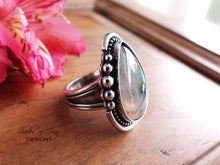 Load image into Gallery viewer, Sugar Water Flower Agate Ring or Pendant (Choose Your Size)
