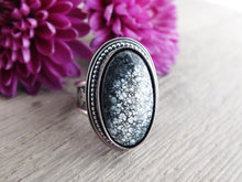 Load image into Gallery viewer, Luna Oscura / Dark Moon Stone Ring or Pendant (Choose Your Size)