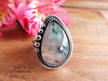 Load image into Gallery viewer, Sugar Water Flower Agate Ring or Pendant (Choose Your Size)