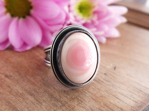 Pink Conch Shell Ring or Pendant (Choose Your Size)