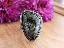 Load image into Gallery viewer, Luna Oscura / Dark Moon Stone Ring or Pendant (Choose Your Size)
