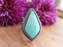 Load image into Gallery viewer, Blue Opalized Wood Ring or Pendant (Choose Your Size)