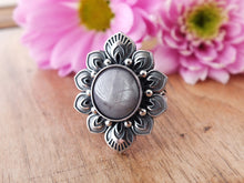 Load image into Gallery viewer, Silver Sapphire Ring or Pendant (Choose Your Size)