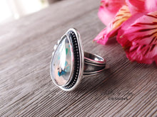 Load image into Gallery viewer, Sugar Water Flower Agate Ring or Pendant (Choose Your Size)