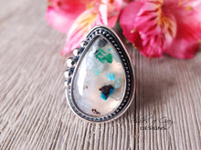 Load image into Gallery viewer, Sugar Water Flower Agate Ring or Pendant (Choose Your Size)