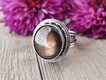 Load image into Gallery viewer, Brown Star Sapphire Ring or Pendant (Choose Your Size)