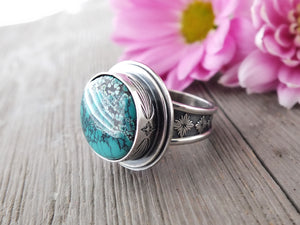 Hubei Turquoise Ring or Pendant (Choose Your Size)