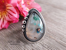 Load image into Gallery viewer, Sugar Water Flower Agate Ring or Pendant (Choose Your Size)