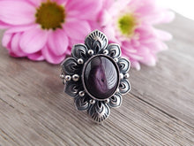 Load image into Gallery viewer, Purple Star Sapphire Ring or Pendant (Choose Your Size)