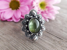 Load image into Gallery viewer, Green Tourmaline Ring or Pendant (Choose Your Size)