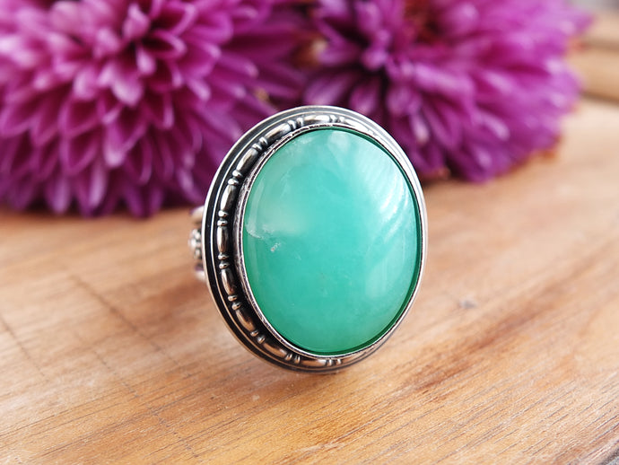 Chrysoprase Ring or Pendant (Choose Your Size)