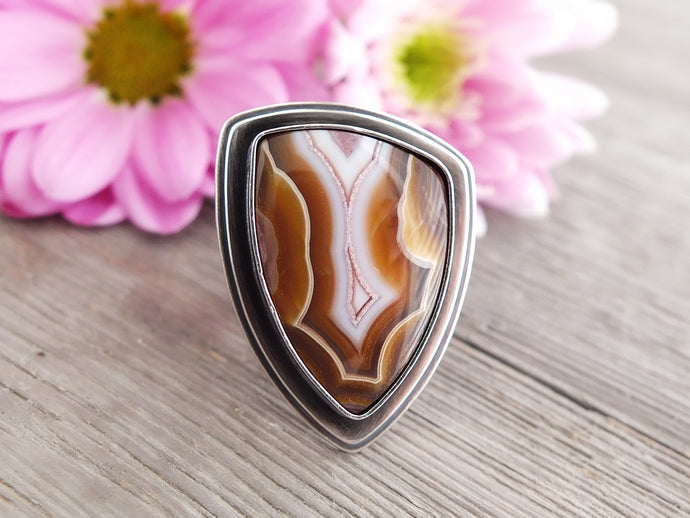 Laguna Agate Ring or Pendant (Choose Your Size)