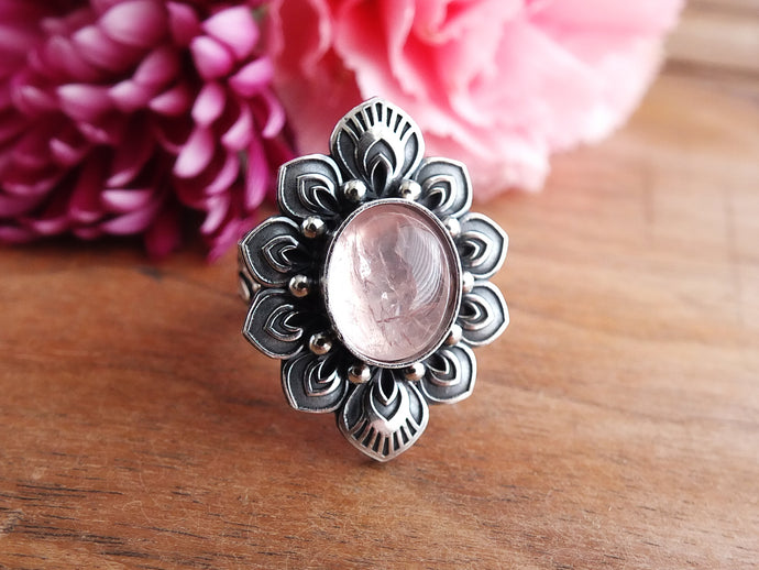 Morganite Ring or Pendant (Choose Your Size)
