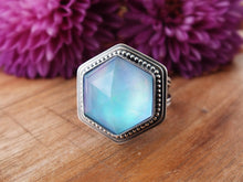 Load image into Gallery viewer, Aurora Opal &amp; Quartz Doublet Ring or Pendant (Choose Your Size)