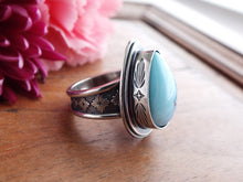 Load image into Gallery viewer, Golden Hills Turquoise Ring or Pendant (Choose Your Size)