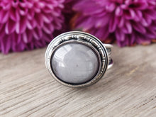 Load image into Gallery viewer, Silver Gray Star Sapphire Ring or Pendant (Choose Your Size)