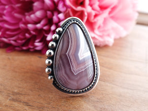 Laguna Agate Ring or Pendant (Choose Your Size)