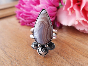 Agua Nueva Agate Ring or Pendant (Choose Your Size)