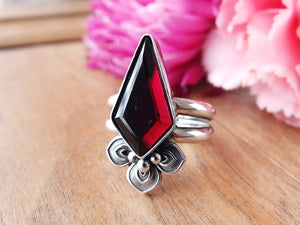 Garnet Ring or Pendant (Choose Your Size)