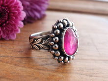 Load image into Gallery viewer, Rose Cut Pink Sapphire Ring or Pendant (Choose Your Size)