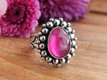 Load image into Gallery viewer, Rose Cut Pink Sapphire Ring or Pendant (Choose Your Size)