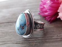 Load image into Gallery viewer, Golden Hills Turquoise Ring or Pendant (Choose Your Size)