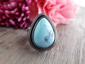 Golden Hills Turquoise Ring or Pendant (Choose Your Size)