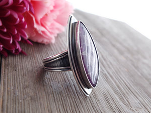Amethyst Lace Agate Ring or Pendant (Choose Your Size)