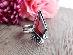 Garnet Ring or Pendant (Choose Your Size)