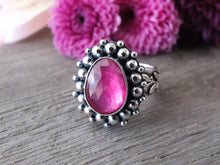 Load image into Gallery viewer, Rose Cut Pink Sapphire Ring or Pendant (Choose Your Size)