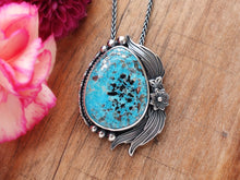 Load image into Gallery viewer, Persian Turquoise with Pyrite Necklace