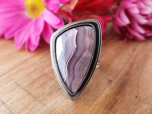 Laguna Agate Ring or Pendant (Choose Your Size)