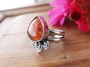 Sunstone Ring or Pendant (Choose Your Size)